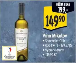 Albert Víno Mikulov nabídka