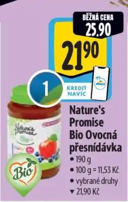 Albert Nature's Promise Bio Ovocná přesnídávka nabídka