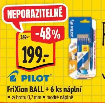 Albert PILOT FriXion BALL + 6 ks náplní nabídka