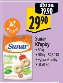 Albert Sunar křupky nabídka
