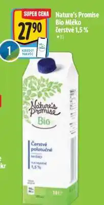 Albert Nature's Promise Bio Mléko čerstvé 1,5 nabídka