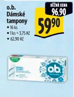 Albert O.B. DÁMSKÉ TAMPONY nabídka