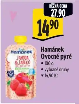 Albert Hamánek ovocné pyré nabídka