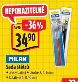 Albert Milan Sada štětců nabídka