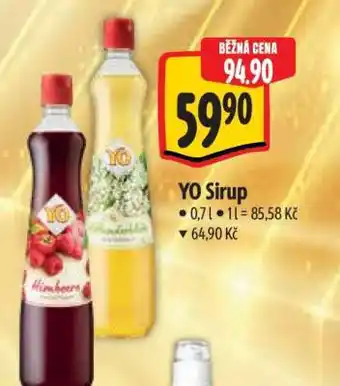 Albert Yo sirup nabídka
