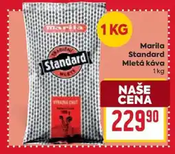 Billa Marila Standard Mletá káva nabídka
