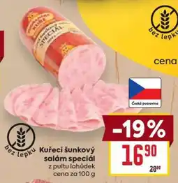 Billa Kuřecí šunkový salám speciál nabídka