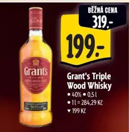 Albert Grant’s Triple Wood Whisky nabídka