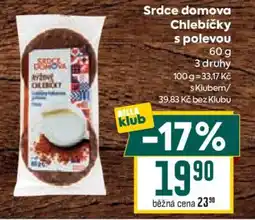 Billa Srdce domova Chlebíčky s polevou nabídka