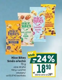 Billa Nice Bites Směs ořechů nabídka