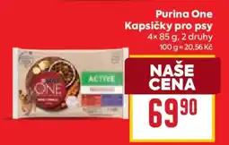 Billa Purina One Kapsičky pro psy nabídka