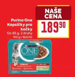 Billa Purina ONE Kapsičky pro kočky nabídka