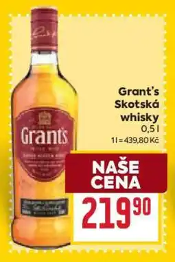 Billa Grant’s Skotská whisky nabídka