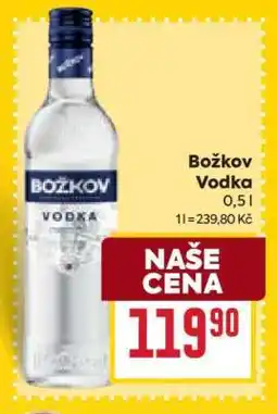 Billa Božkov Vodka nabídka