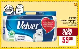 Billa Velvet Toaletní papír nabídka