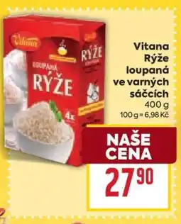 Billa Vitana Rýže loupaná ve varných sáčcích nabídka