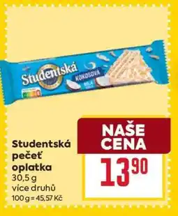 Billa Studentská pečeť Oplatka nabídka