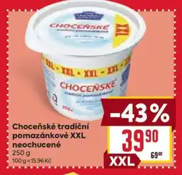 Billa Choceňské tradiční pomazánkové XXL neochucené nabídka