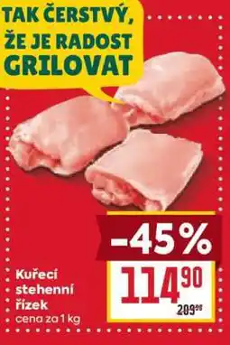 Billa KUŘECÍ STEHENNÍ ŘÍZEK nabídka