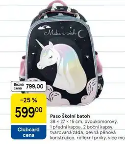 Tesco Paso Školní batoh nabídka