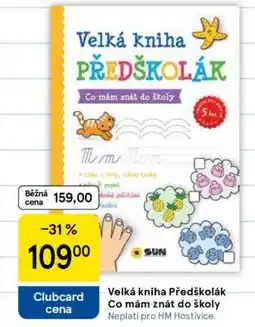 Tesco Velká kniha Předškolák nabídka