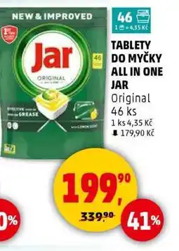 Penny Market TABLETY DO MYČKY ALL IN ONE JAR nabídka