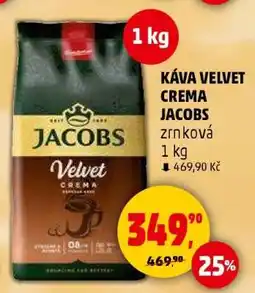 Penny Market Káva Velvet Crema Jacobs nabídka