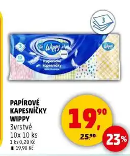 Penny Market PAPÍROVÉ KAPESNÍČKY WIPPY nabídka