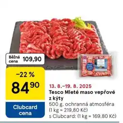 Tesco Tesco mleté maso vepřové z kýty nabídka