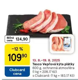 Tesco Tesco Vepřová kýta plátky nabídka