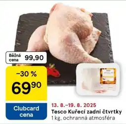 Tesco Tesco Kuřecí zadní čtvrtky nabídka