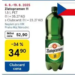 Tesco Zlatopramen 11 nabídka