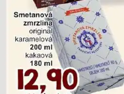 Jip Smetanová zmrzlina nabídka