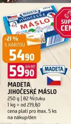 Terno Madeta Jihočeské máslo nabídka