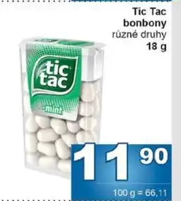 Jip Tic Tac nabídka