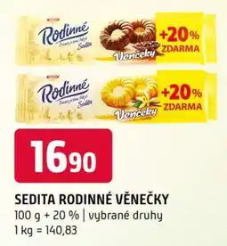 Terno Sedita Rodinné věnečky nabídka
