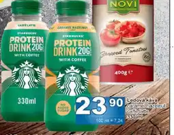 Jip Ledová káva caramel hazelnut caffe latte nabídka