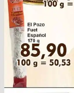 Jip El Pozo Fuet Español nabídka