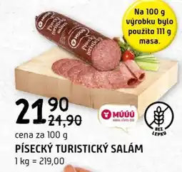 Terno Písecký turistický salám nabídka