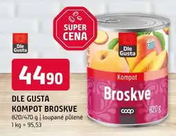 Terno DLE GUSTA KOMPOT BROSKVE nabídka
