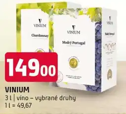 Terno VINIUM nabídka