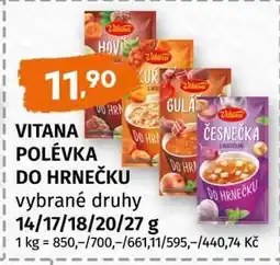 Terno Vitana Polévka Do hrnečku nabídka