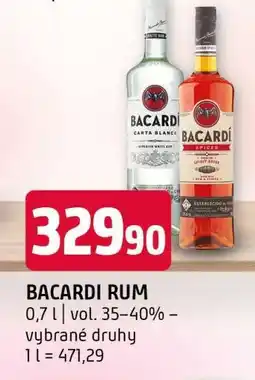 Terno BACARDI Rum nabídka