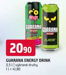 Terno GUARANA ENERGY DRINK nabídka