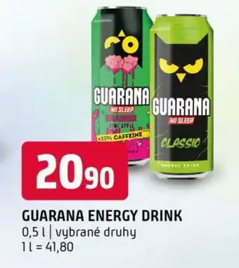 Terno GUARANA ENERGY DRINK nabídka