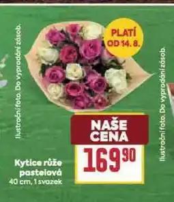 Billa Kytice růže pastelová nabídka