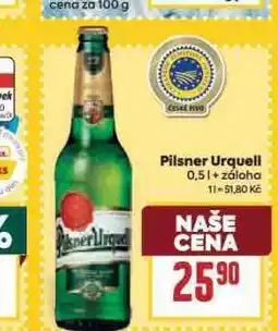 Billa Pivo pilsner urquell nabídka