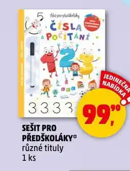 Penny Market Sešit pro předškoláky nabídka