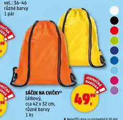 Penny Market Sáček na cvičky nabídka