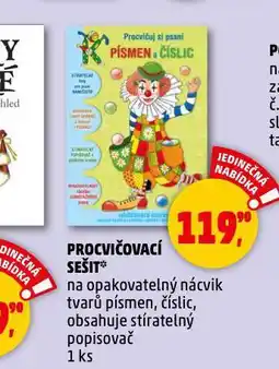 Penny Market Procvičovací sešit nabídka